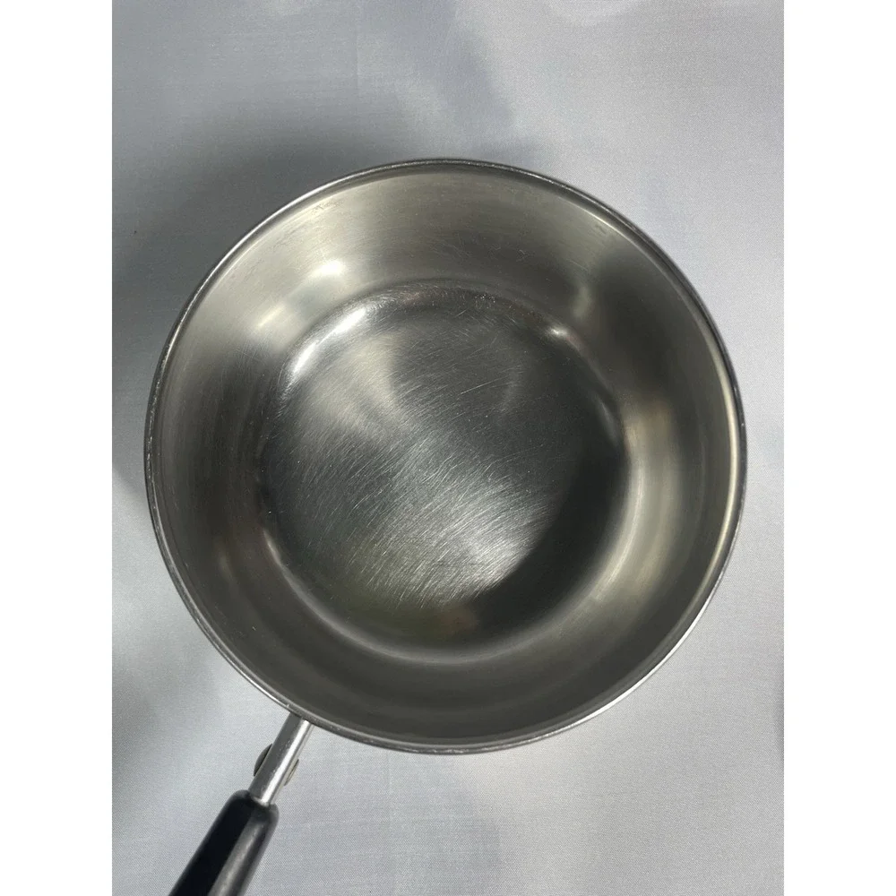 Revere Ware 1 Qt 1801 Saucepan w/ Lid Copper Bottom Cookware Sauce Pan Pot